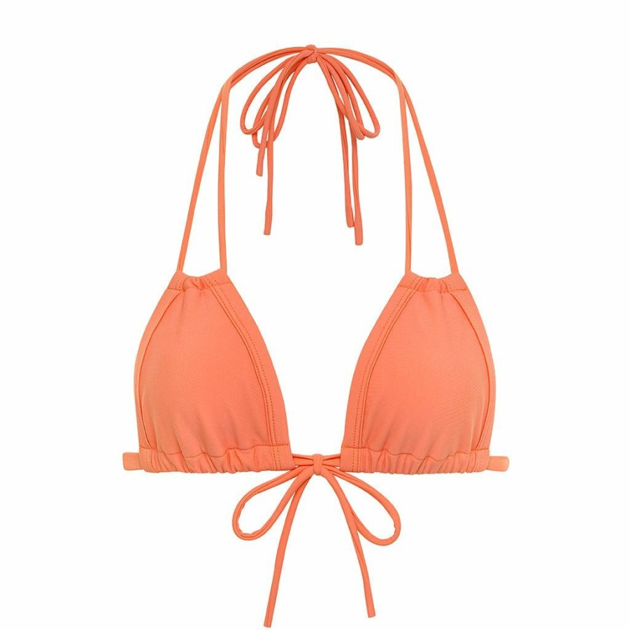 Swim * | Coral Euro Bow Bikini Top