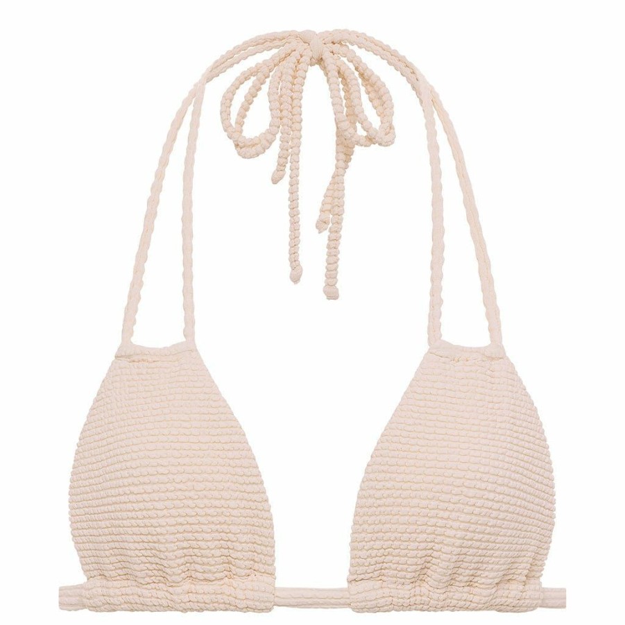 Swim * | Crema Scrunch Solo Bikini Top