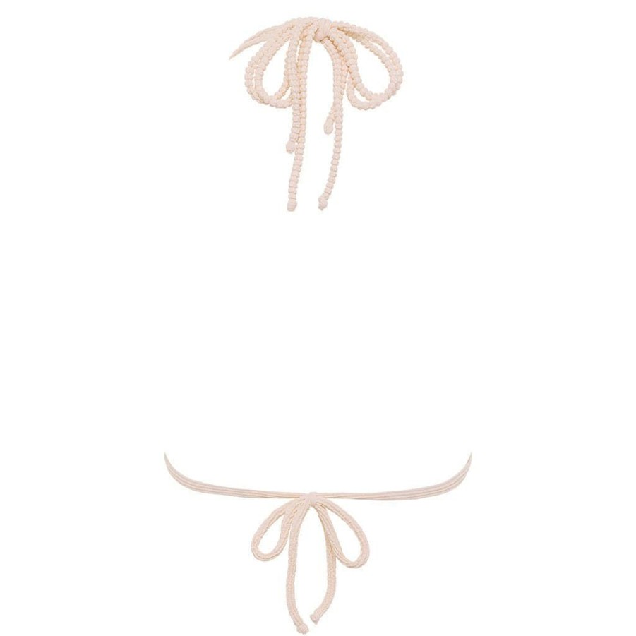 Swim * | Crema Scrunch Solo Bikini Top