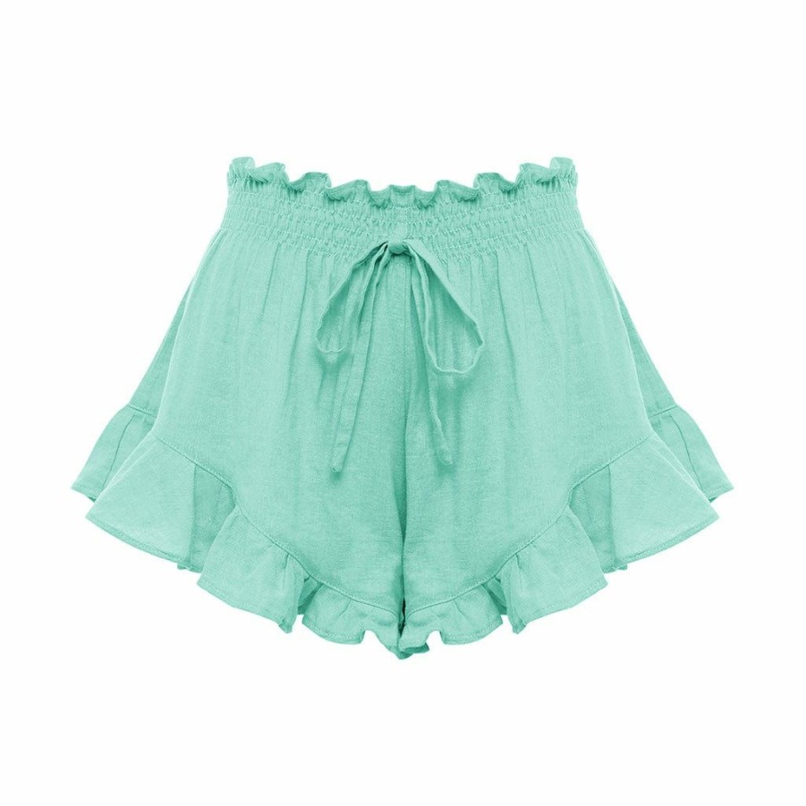 Apparel * | Turquoise Boho Short