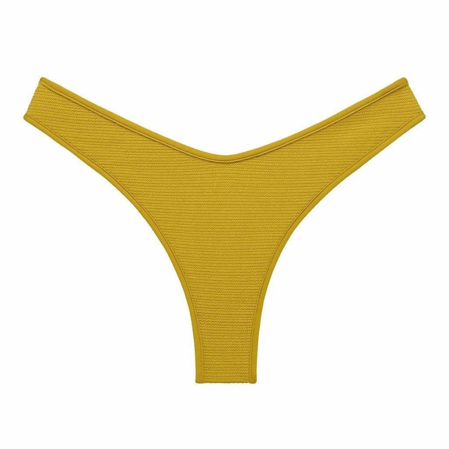 Bikini Bottoms * | Key Lime Micro Scrunch Lulu Bikini Bottom