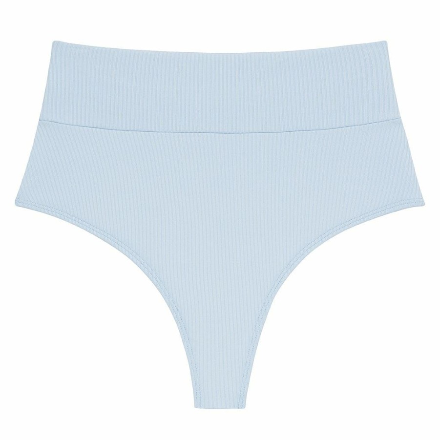 Fashion * | Peri Rib High Rise Bikini Bottom