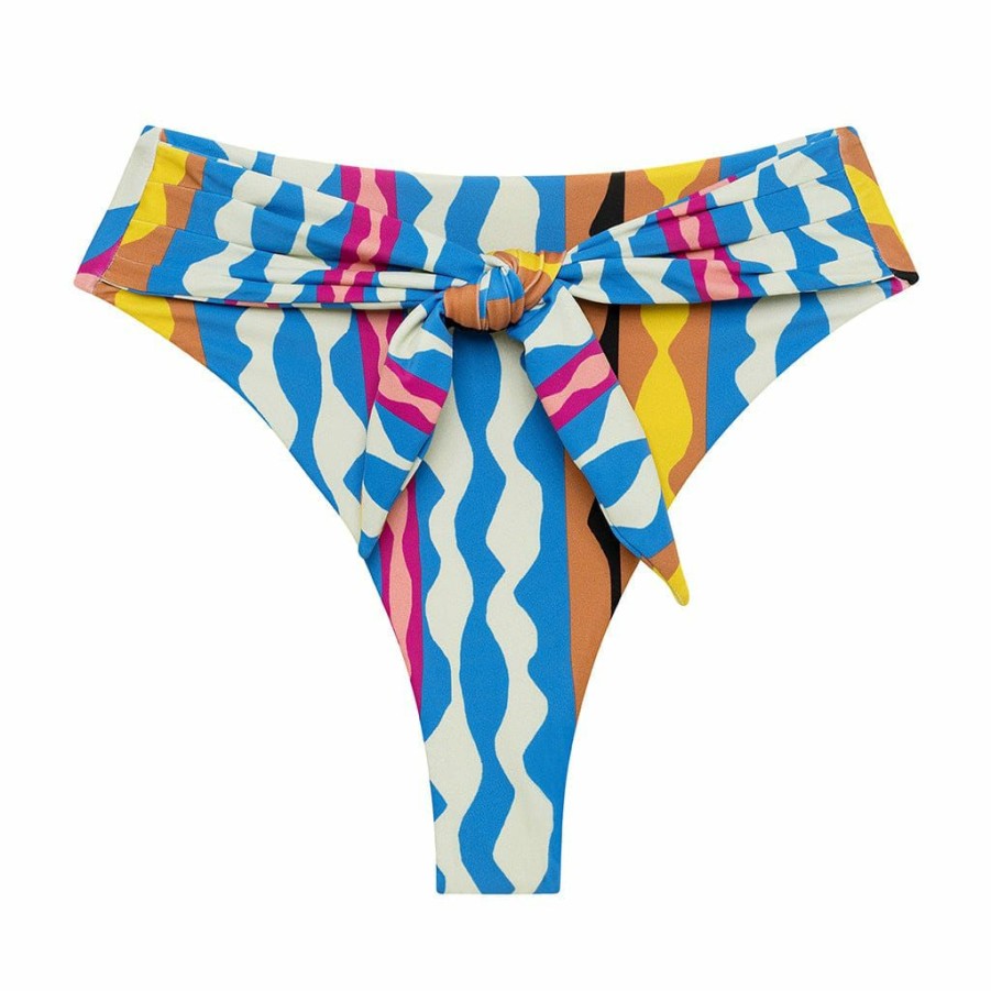 Fashion * | Abstract Paula Tie-Up Bikini Bottom