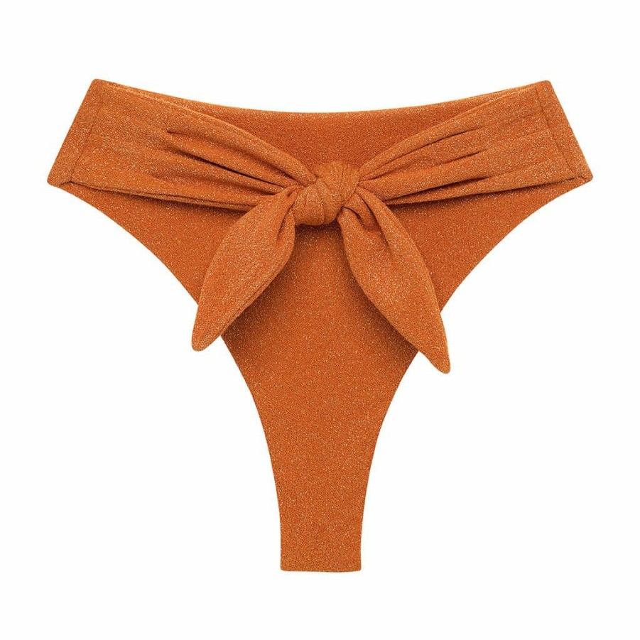 Fashion * | Terra Sparkle Paula Tie-Up Bikini Bottom