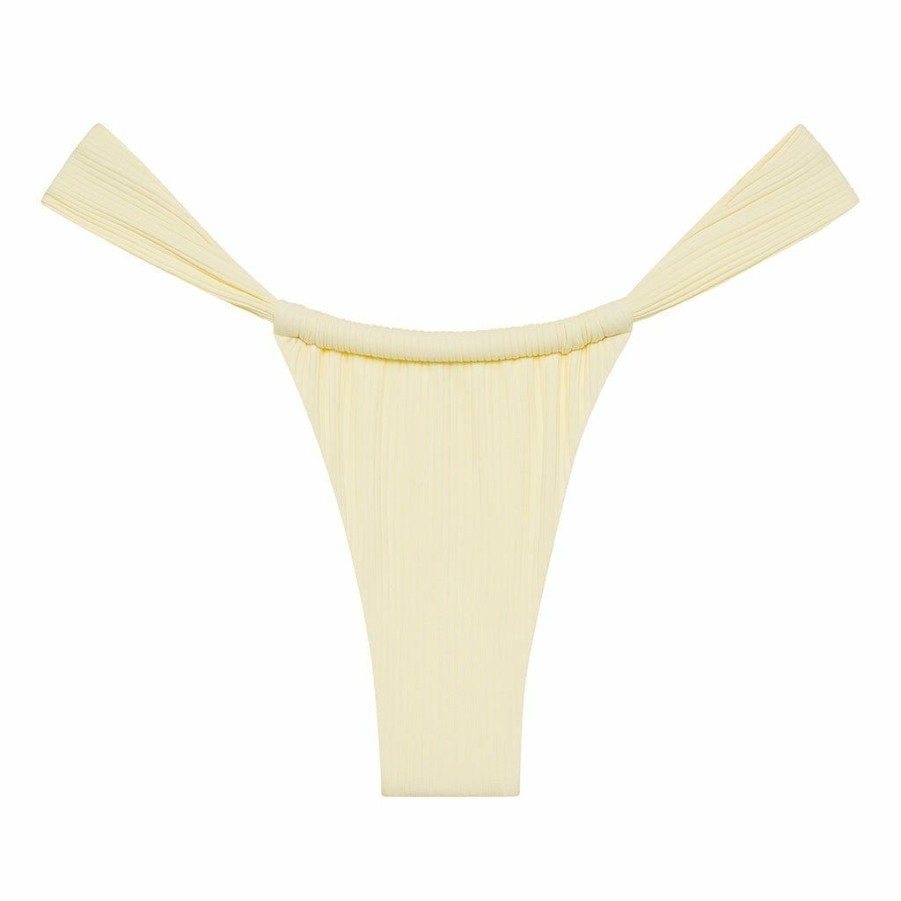 Fashion * | Cream Rib Sandra Bikini Bottom