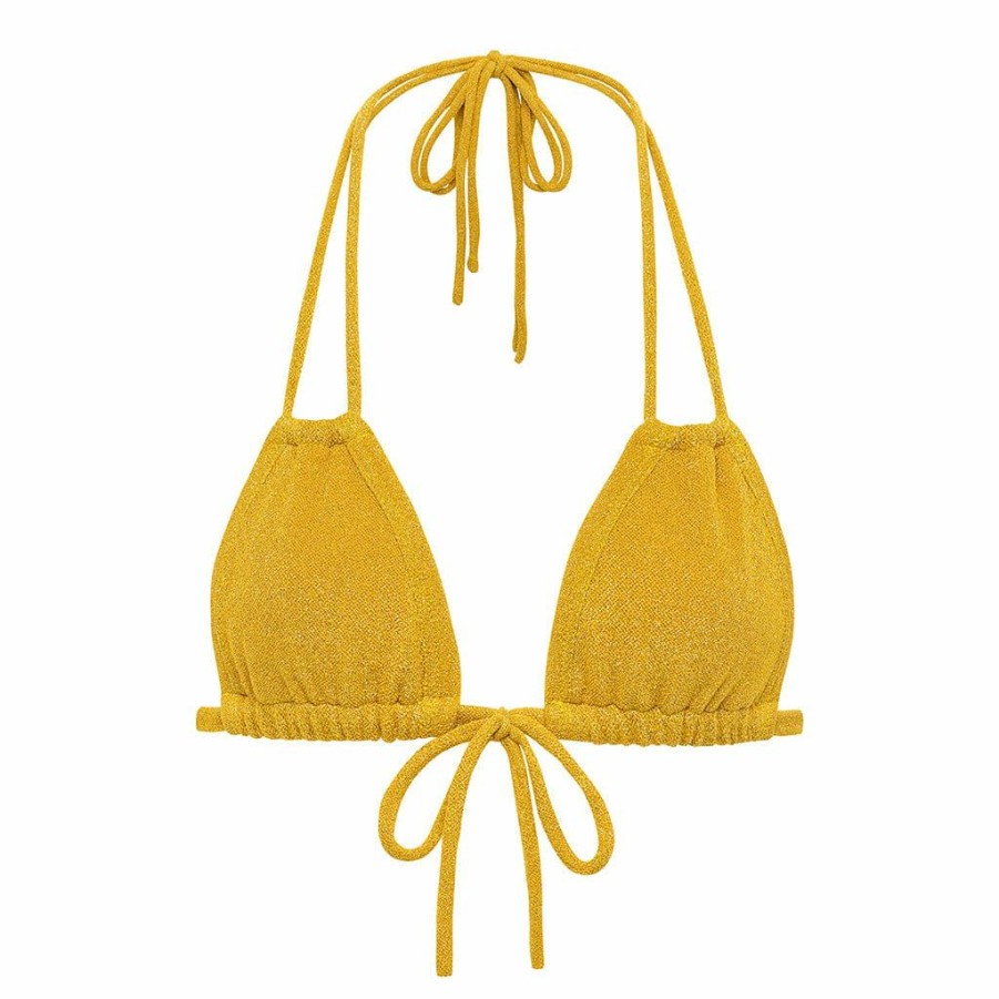 Fashion * | Sun Sparkle Euro Bow Bikini Top