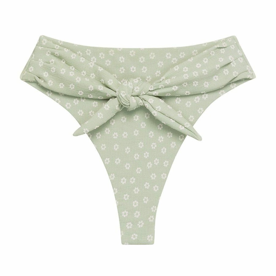 Bikini Bottoms * | Jade Floral Paula Tie-Up Bikini Bottom