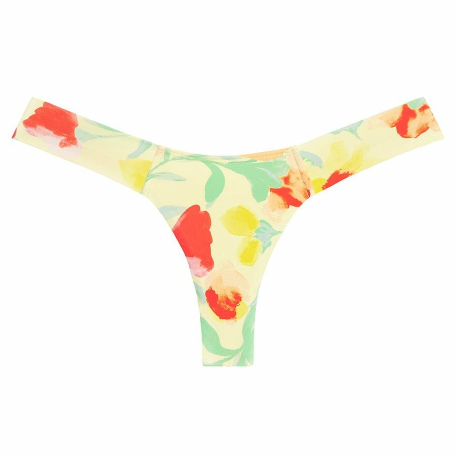 Bikini Bottoms * | Helena Floral Added Coverage Uno Bikini Bottom