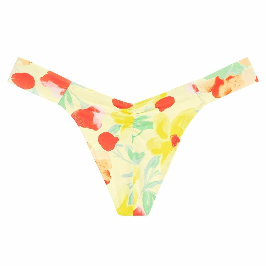 Bikini Bottoms * | Helena Floral Added Coverage Uno Bikini Bottom