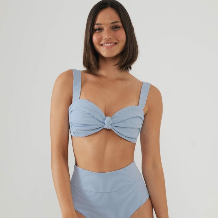 Fashion * | Peri Rib Hayden Bikini Top