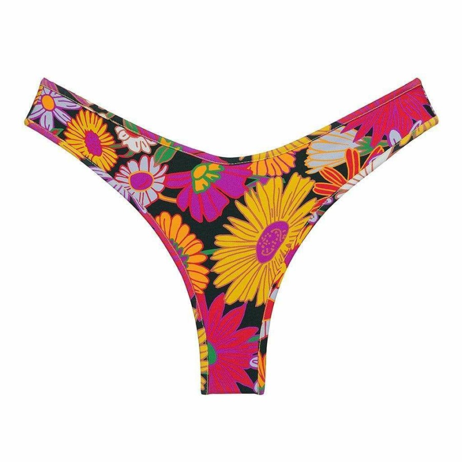 Bikini Bottoms * | Janeane Floral Lulu Bikini Bottom