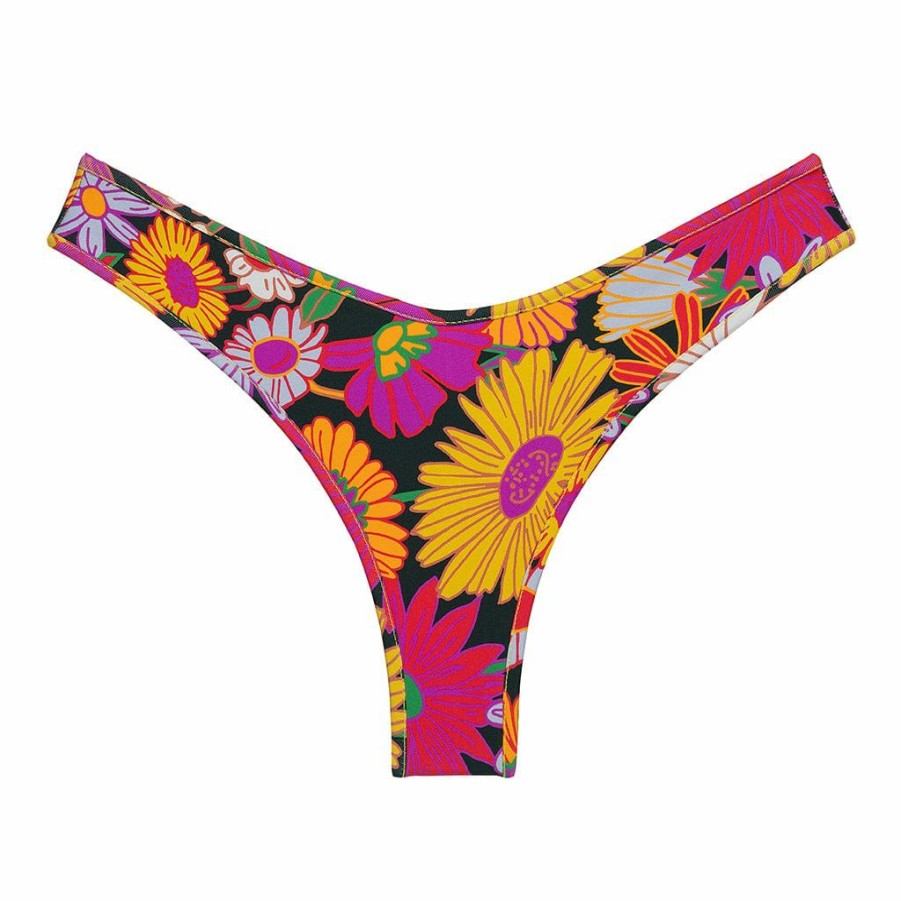 Bikini Bottoms * | Janeane Floral Lulu Bikini Bottom