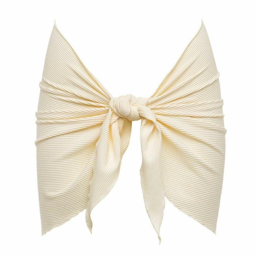 Apparel * | Cream Rib Sarong