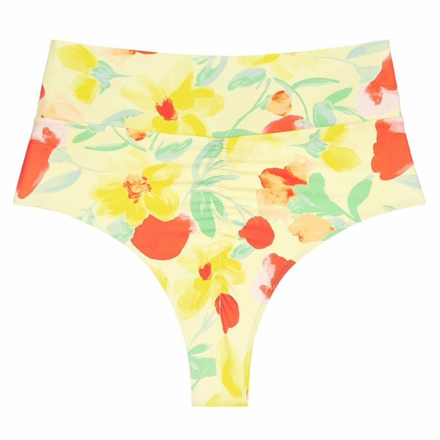 Bikini Bottoms * | Helena Floral High Rise Bikini Bottom