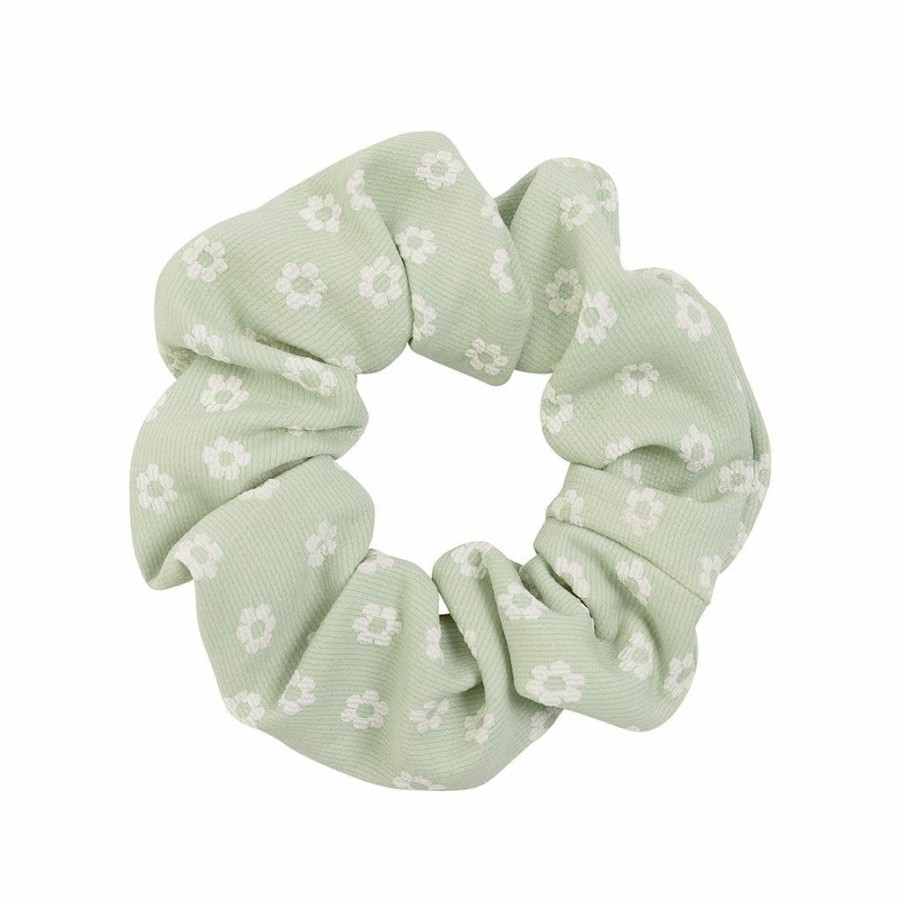 Apparel * | Jade Floral Scrunchie