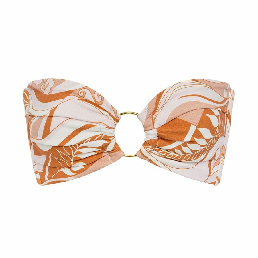 Swim * | Carmel Tori Bandeau Bikini Top