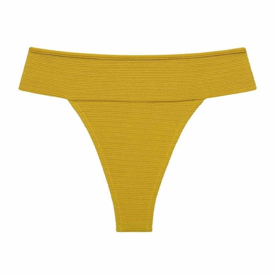 Bikini Bottoms * | Key Lime Micro Scrunch Tamarindo Bikini Bottom