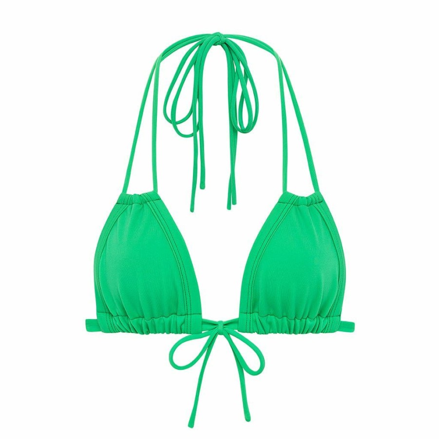 Swim * | Verde Euro Bows Bikini Top