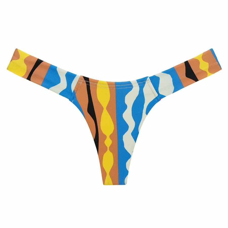 Fashion * | Abstract Added Coverage Uno Bikini Bottom