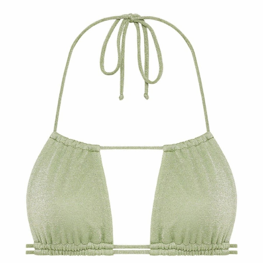 Bikini * | Jade Sparkle Brasil Bikini Top