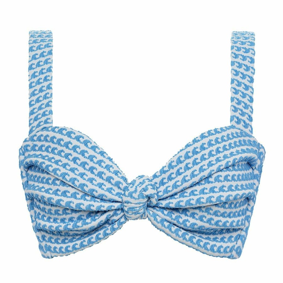 Apparel * | Wave Repeat Hayden Bikini Top