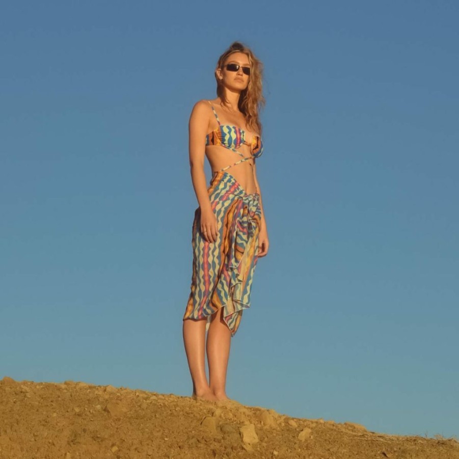 Fashion * | Abstract Midi Sarong