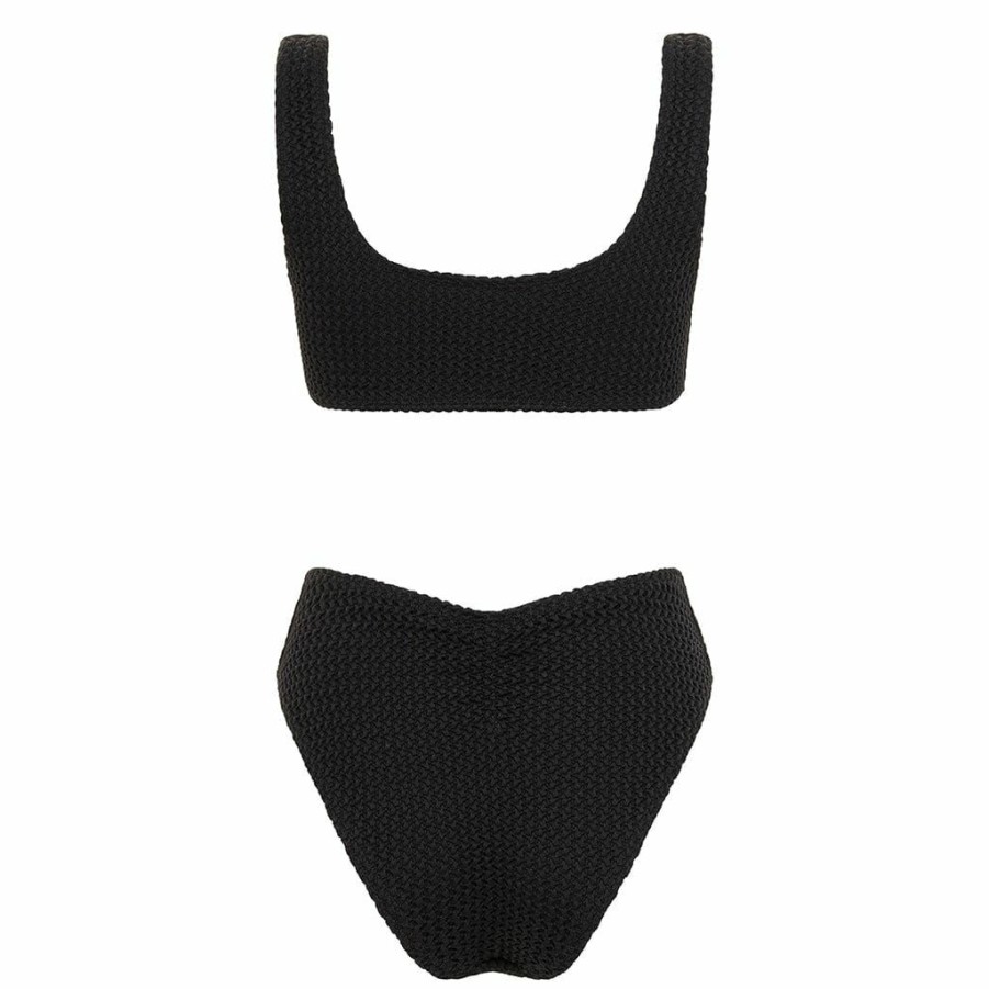 Fashion * | Black Crochet Ky One-Piece