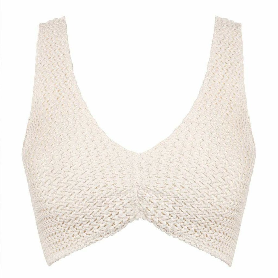 Apparel * | Bone Crochet Kim Variation Bikini Top