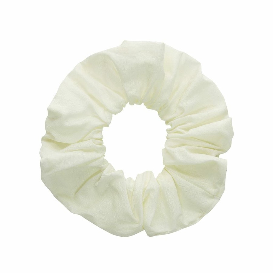 Apparel * | Cream Scrunchie