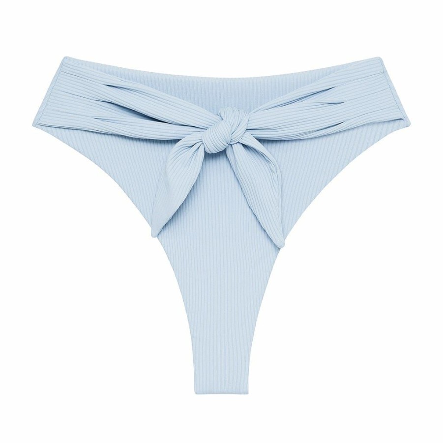 Fashion * | Peri Rib Paula Tie-Up Bikini Bottom