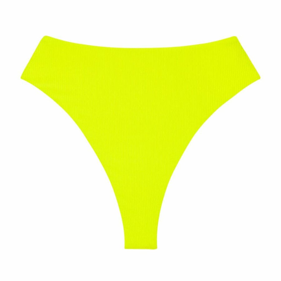 Bikini Bottoms * | Citron Micro Rib Paula Bikini Bottom