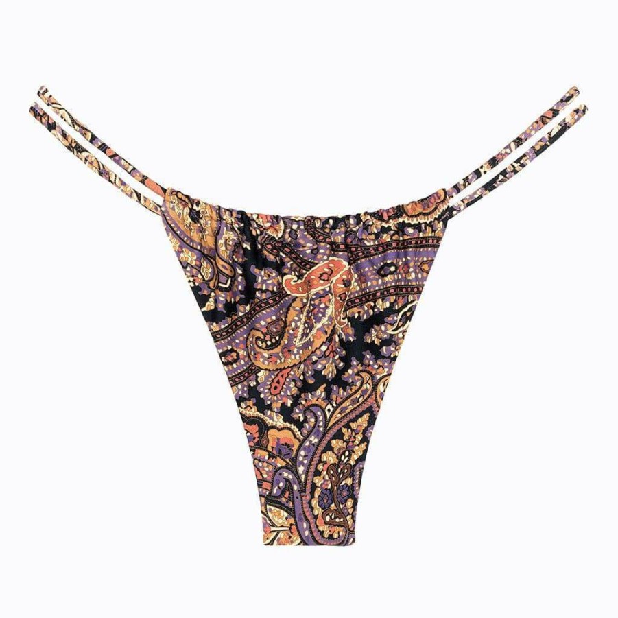 Bikini Bottoms * | Meg Paisley Brasil Bikini Bottom