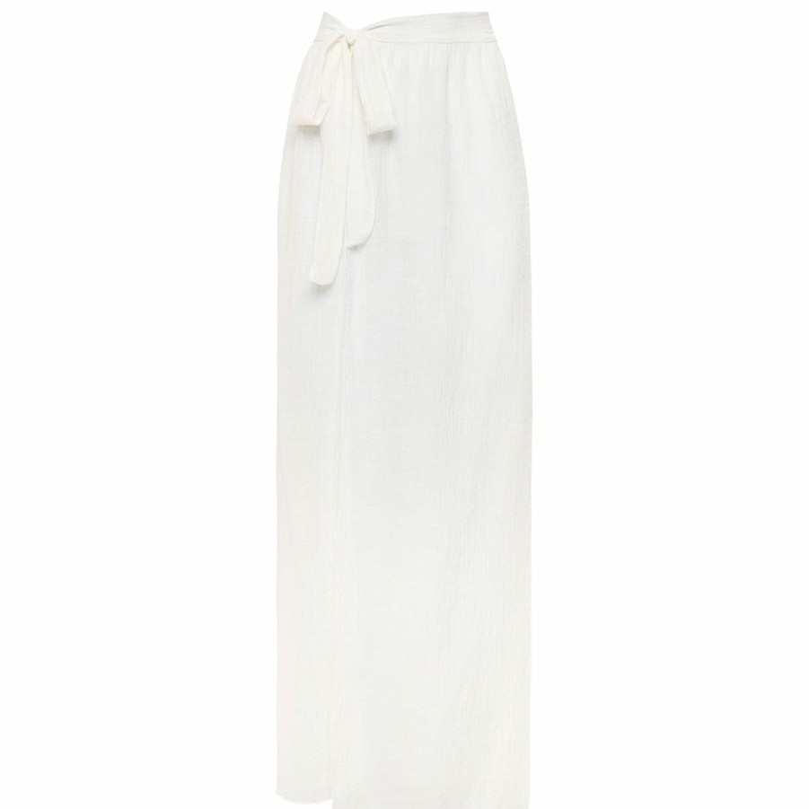 Apparel * | White Carly Sarong