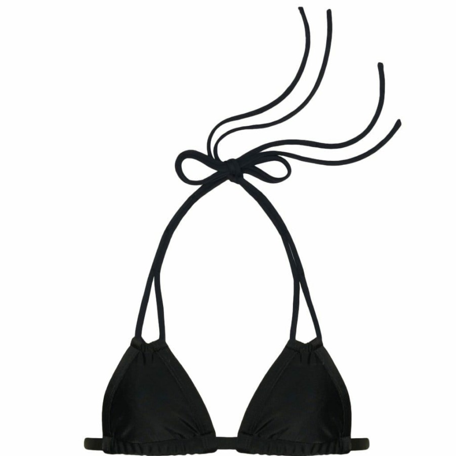 Fashion * | Black Euro Bikini Top