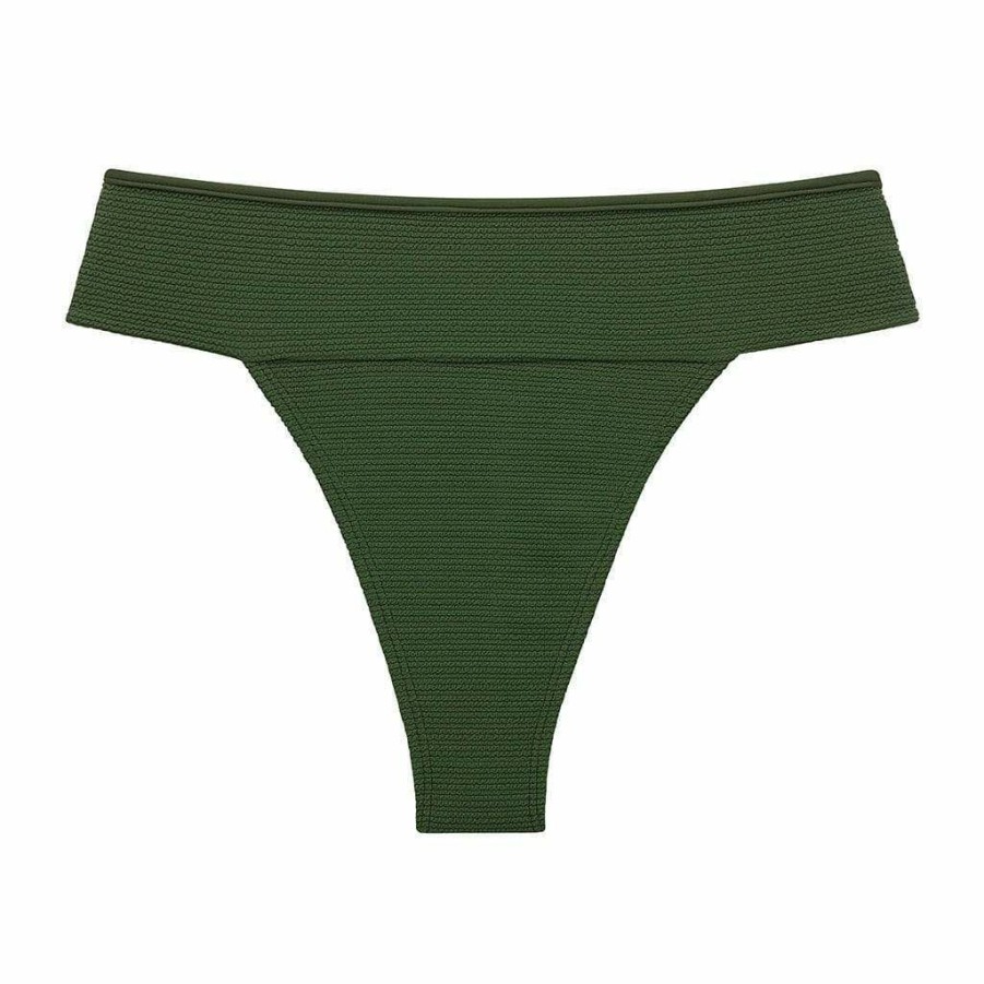 Fashion * | Olive Micro Scrunch Tamarindo Bikini Bottom