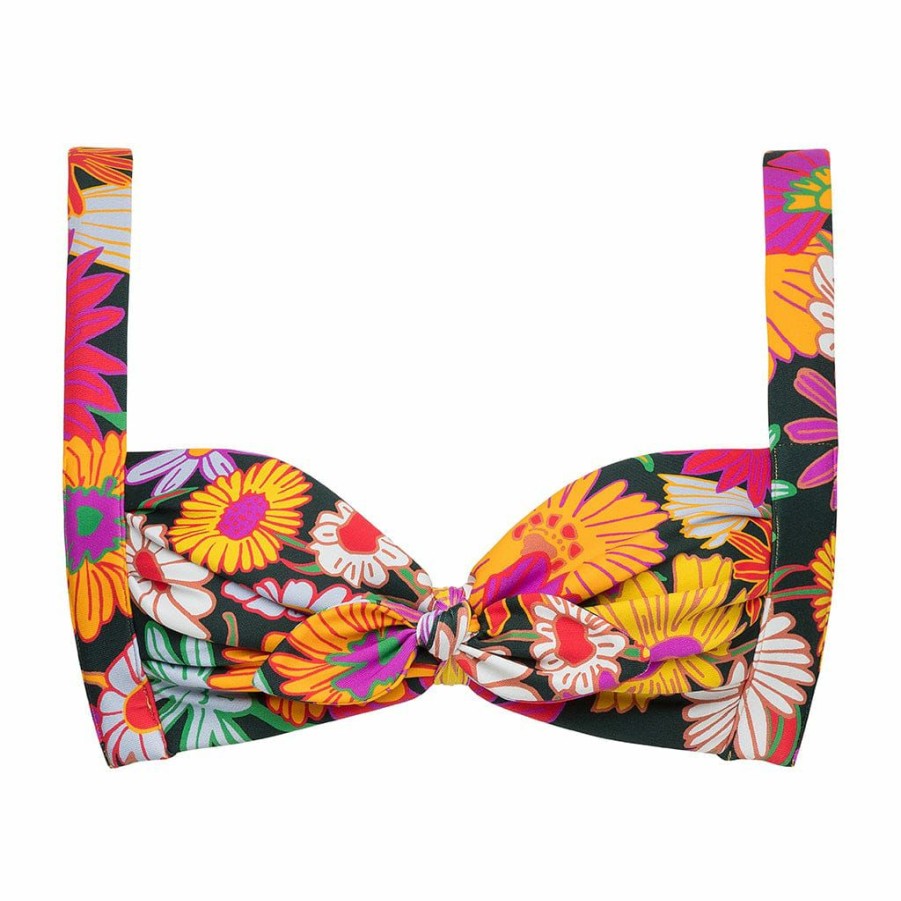 Bikini * | Janeane Floral Kayla Bikini Top