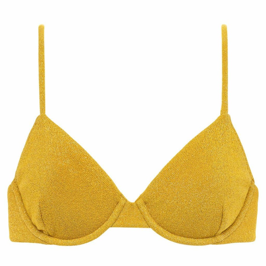 Fashion * | Sun Sparkle Dainty Bikini Top