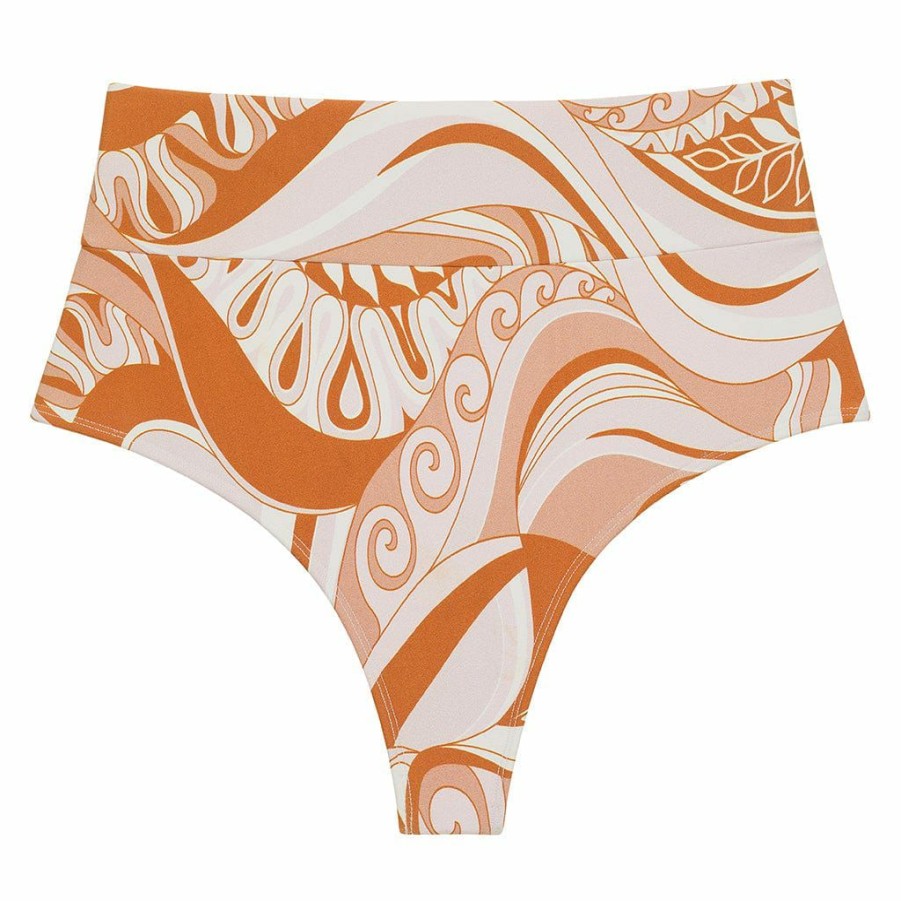 Swim * | Carmel Added Coverage High Rise Bikini Bottom