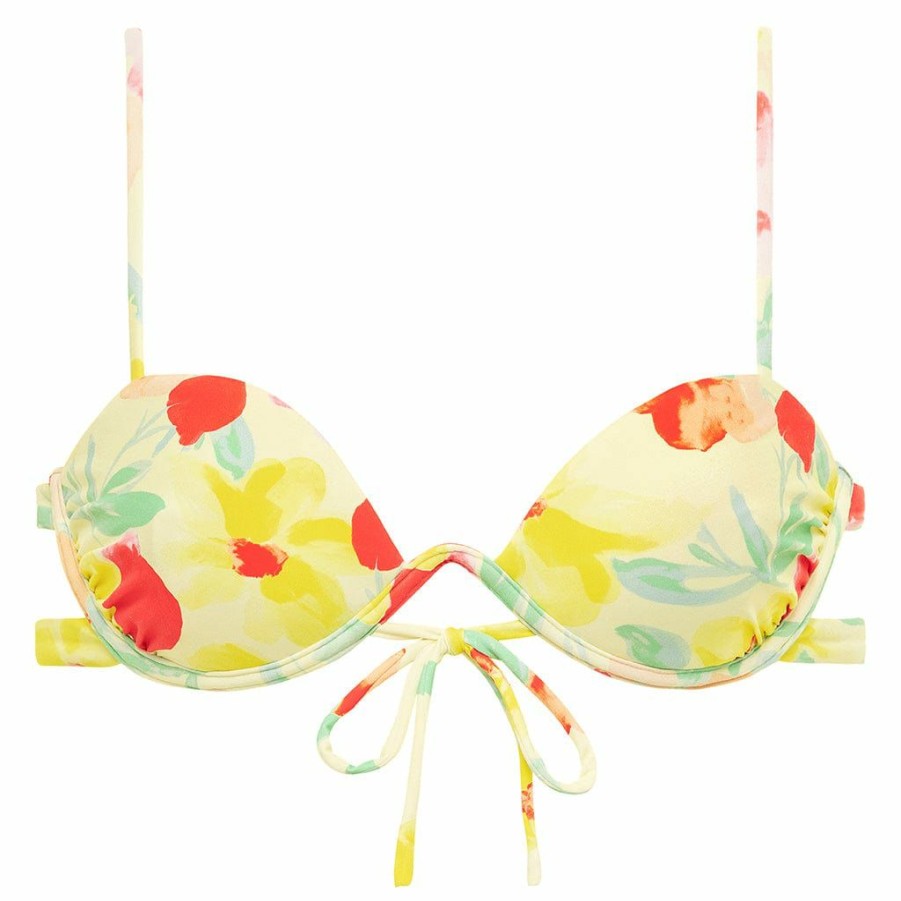 Bikini * | Helena Floral Elany Bikini Top