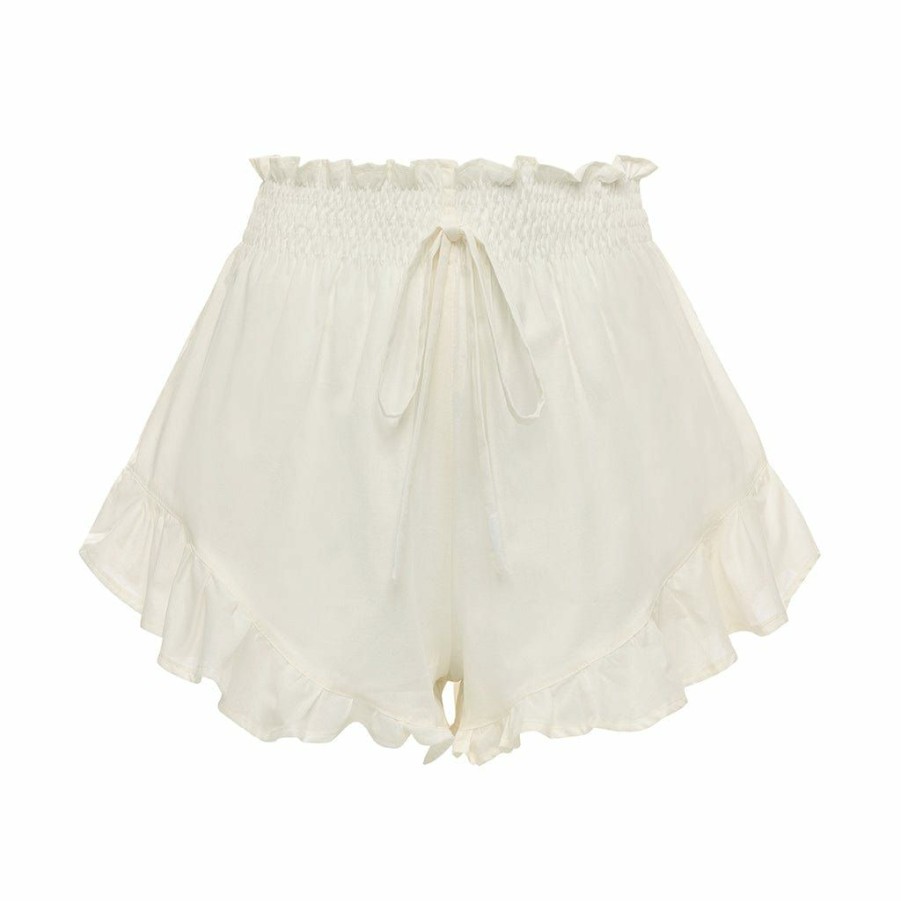 Apparel * | Cream Boho Short