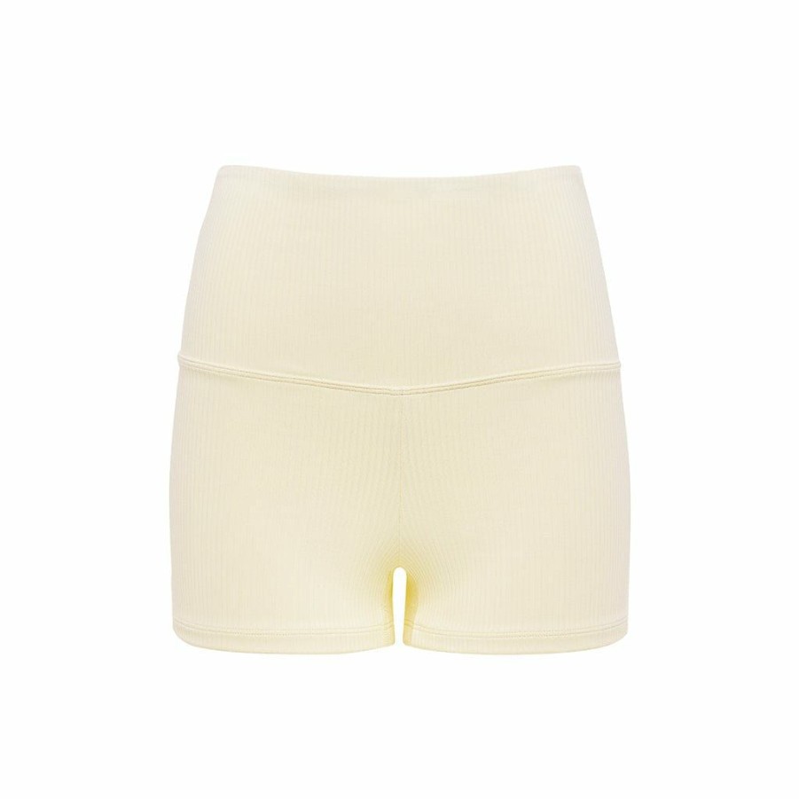 Apparel * | Cream Rib Micro Bike Short