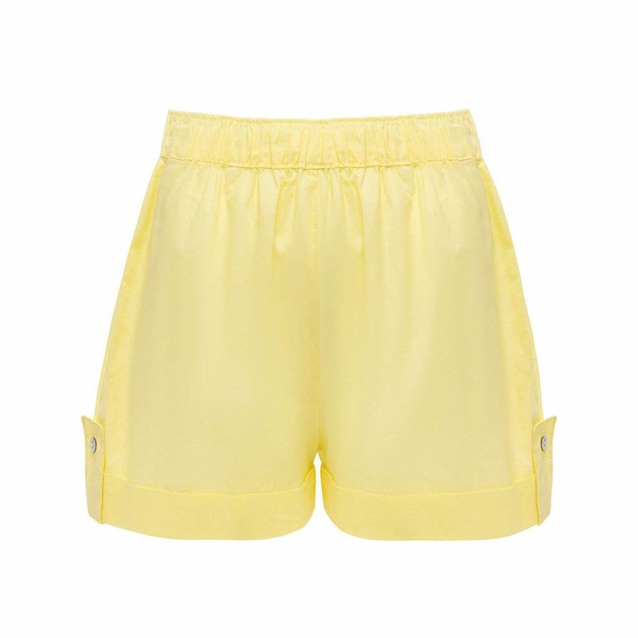 Apparel * | Yellow Pastel Lounge Short