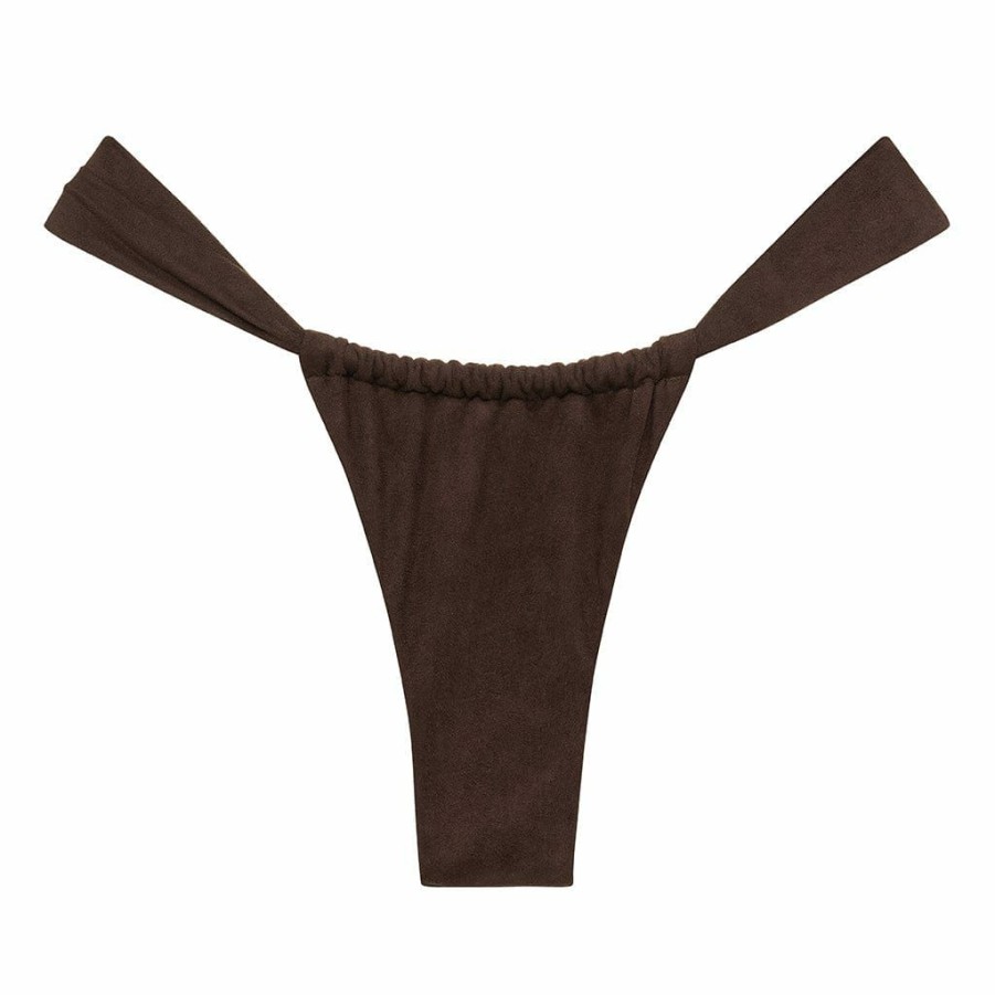 Swim * | Espresso Suede Sandra Bikini Bottom