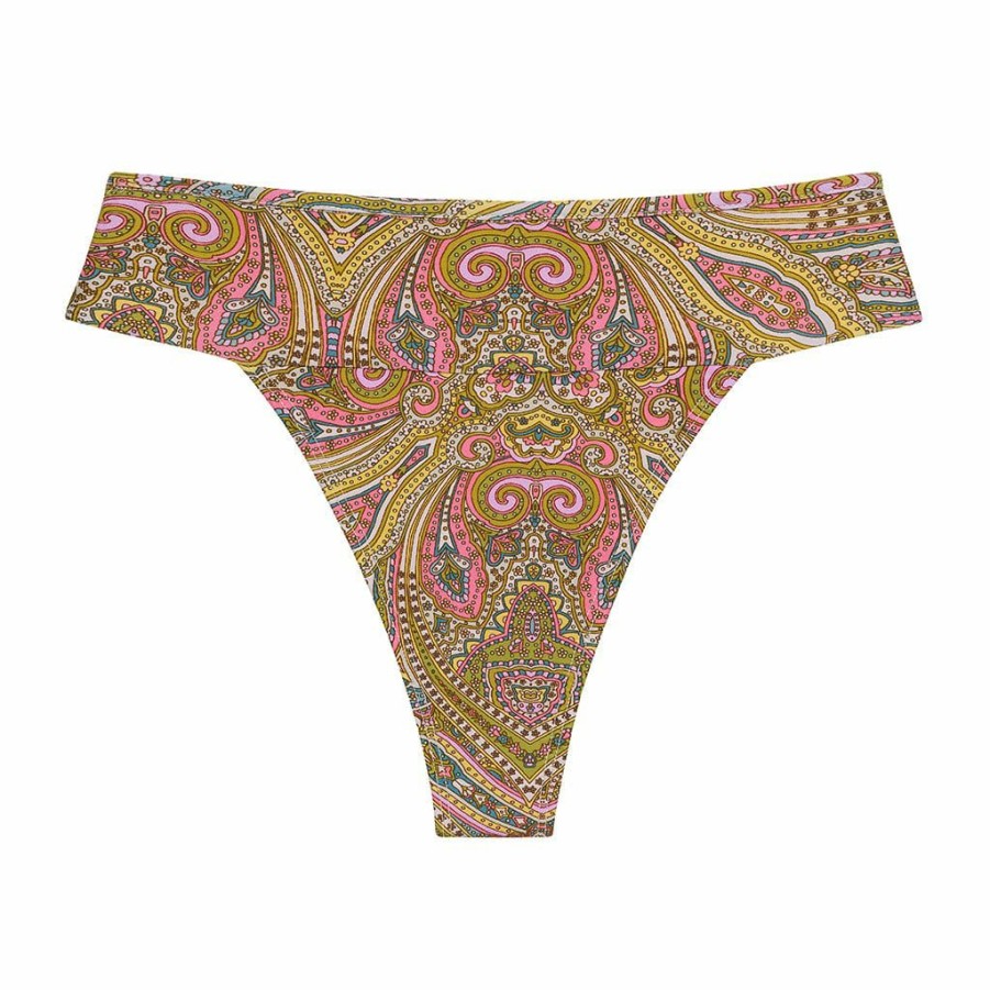 Swim * | Ali Paisley Tamarindo Bikini Bottom