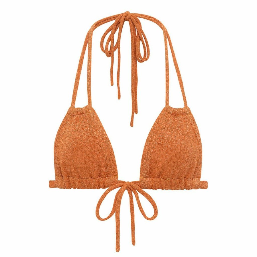 Fashion * | Terra Sparkle Euro Bow Bikini Top