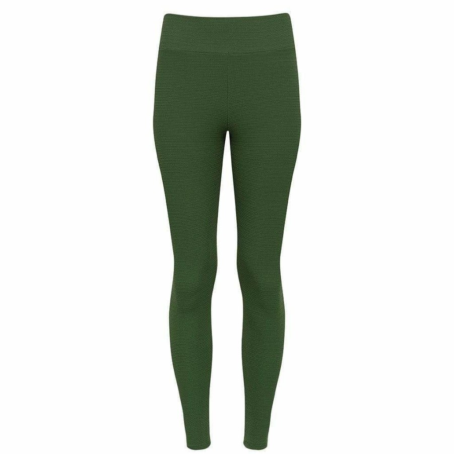 Apparel * | Olive Micro Scrunch Classic Legging