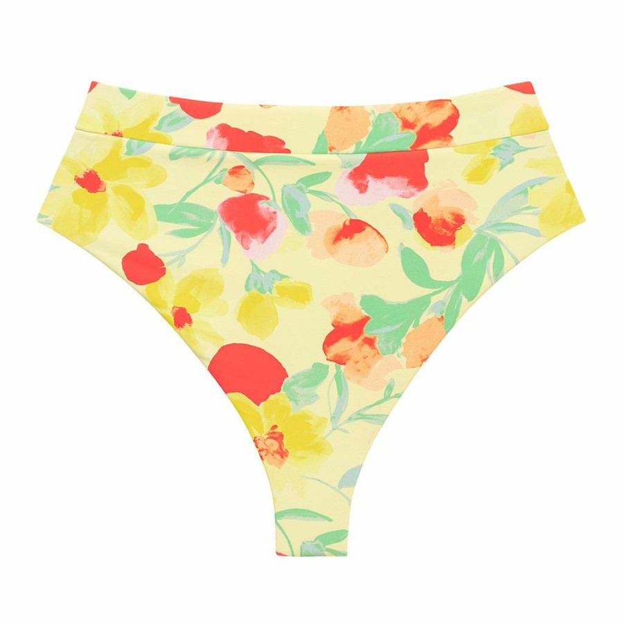 Bikini Bottoms * | Helena Floral Added Coverage Paulina Bikini Bottom