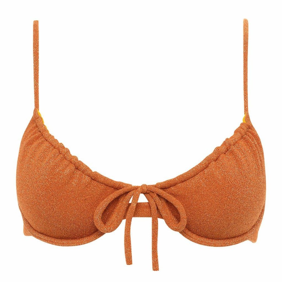 Fashion * | Terra Sparkle Lucy Bikini Top