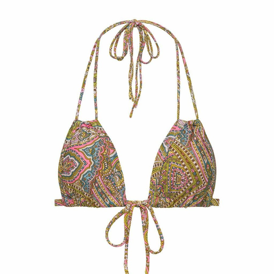 Swim * | Ali Paisley Euro Bows Bikini Top