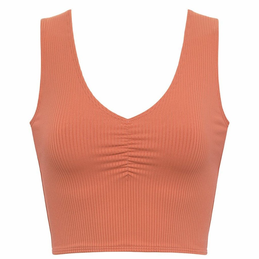 Apparel * | Coral Rib Kimberly Top